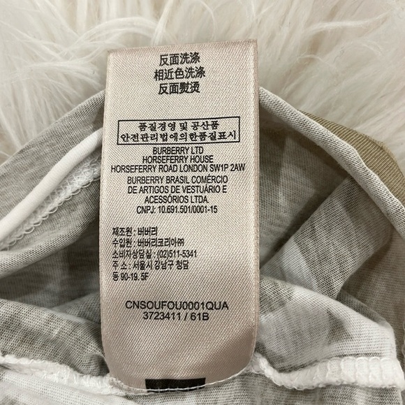 Burberry Brit Logo Scoop Neck Cotton Tee - Picture 14 of 15